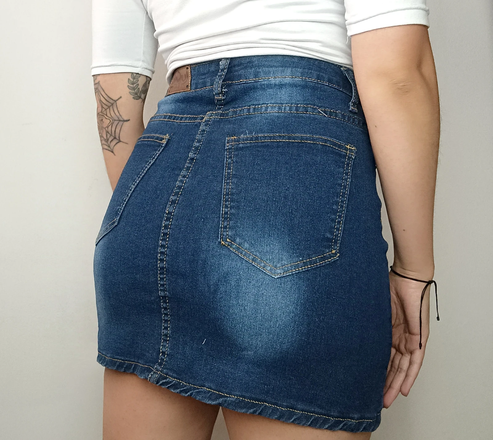 Falda jean licrada  3
