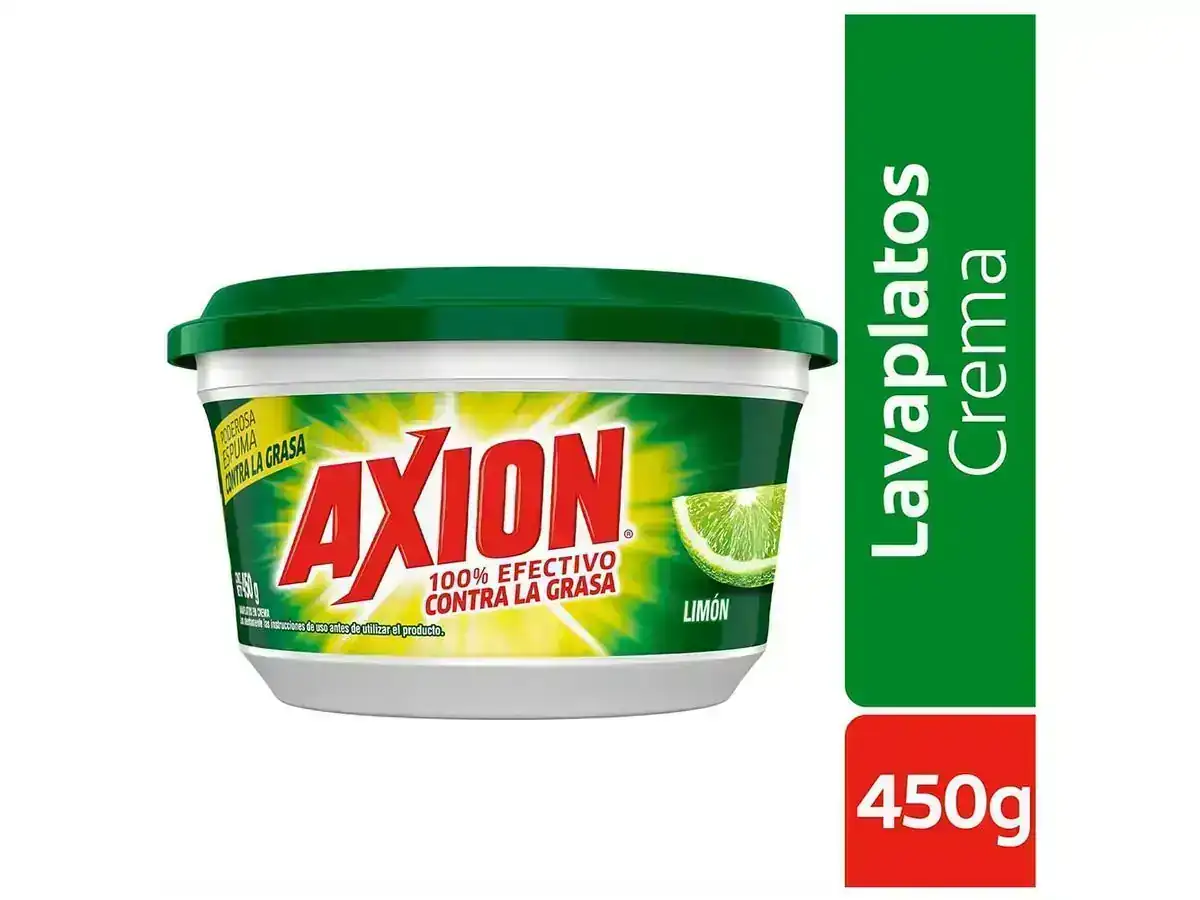 Lavaplatos en Crema x 450g - Axion Limón 
