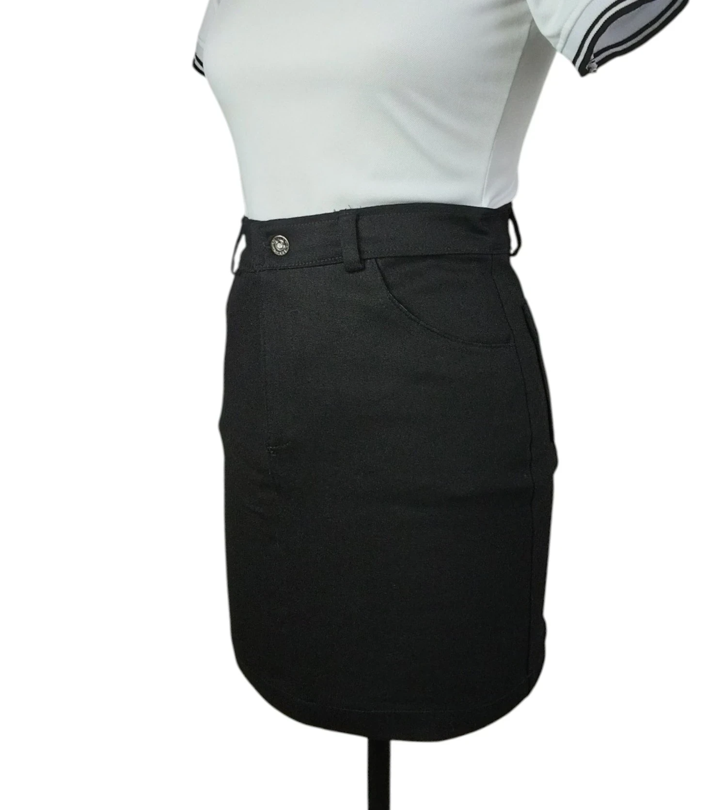 Falda negra jean L 2