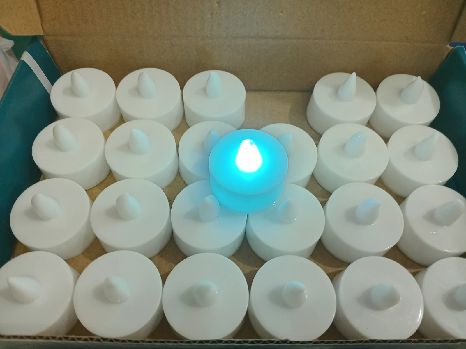 Vela de noche luz led Multicolor