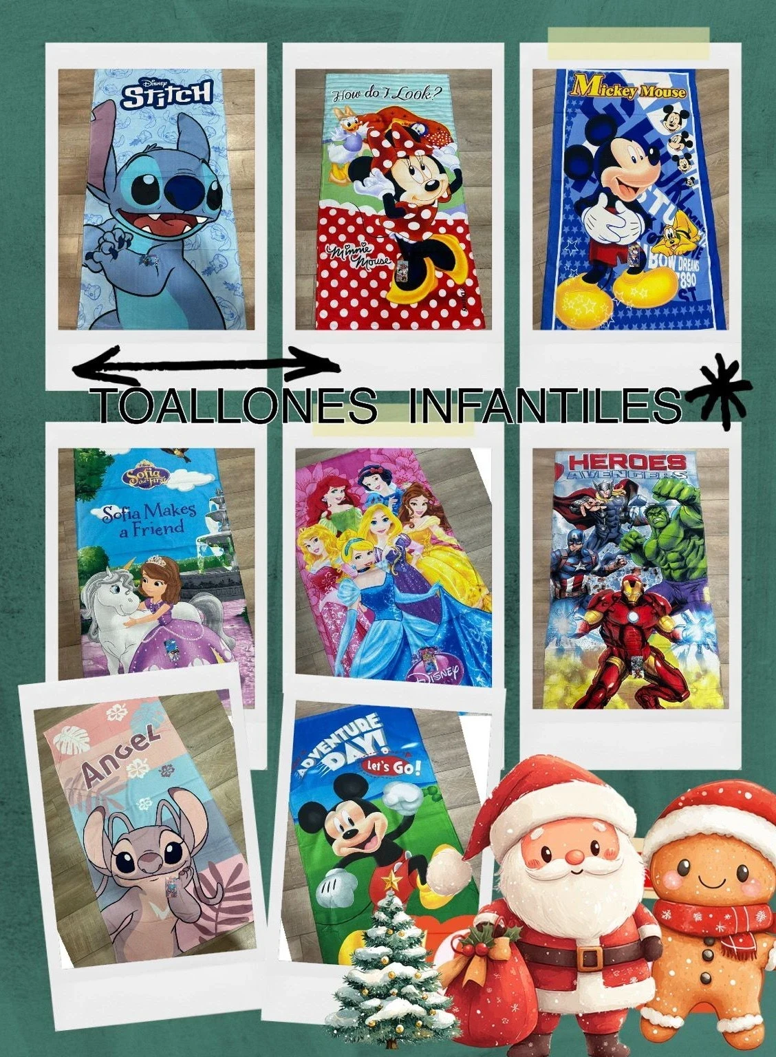 TOALLONES INFANTILES 