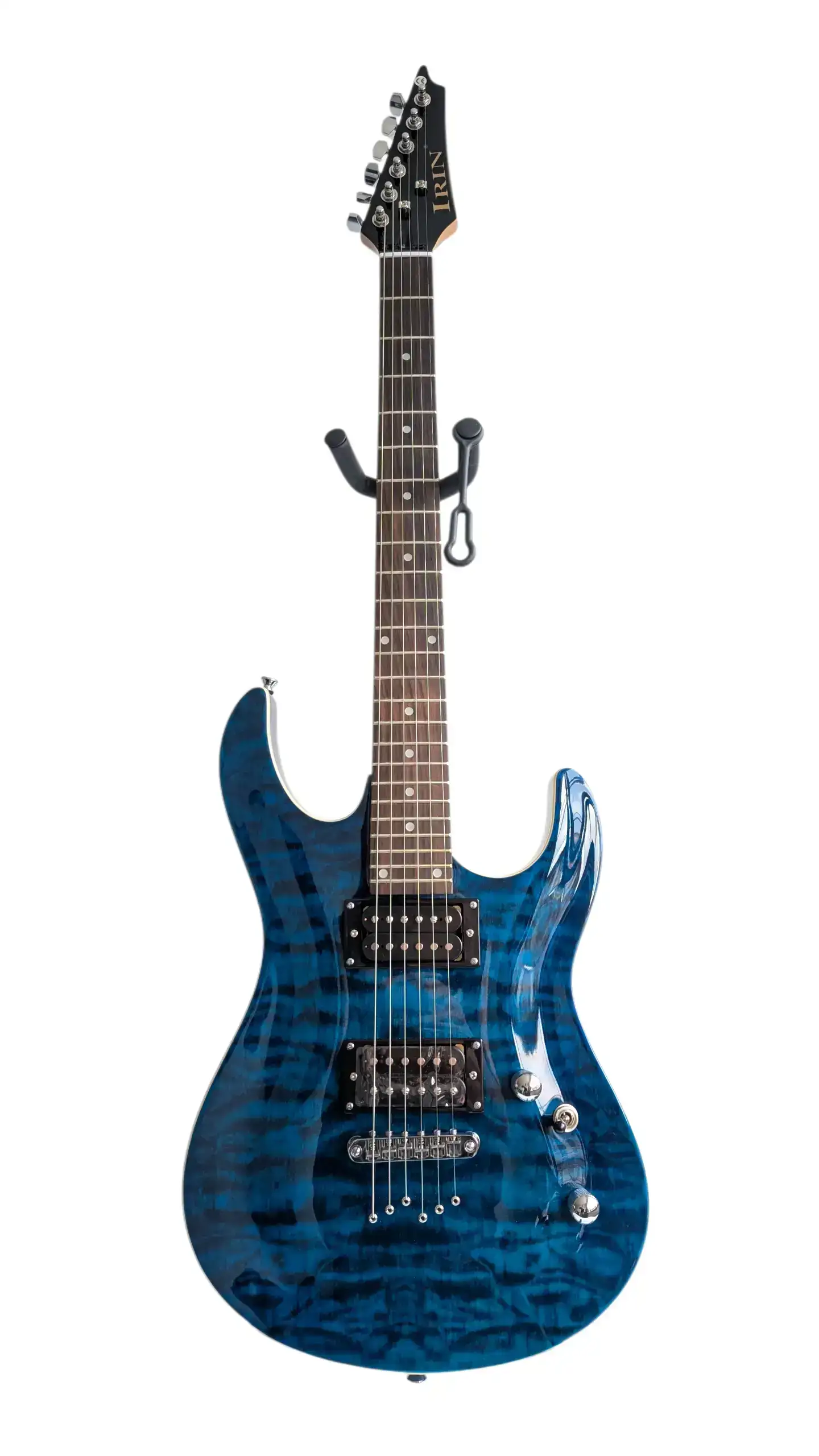 Guitarra Eléctrica IRIN Special Ondas Azules Gama Alta  2