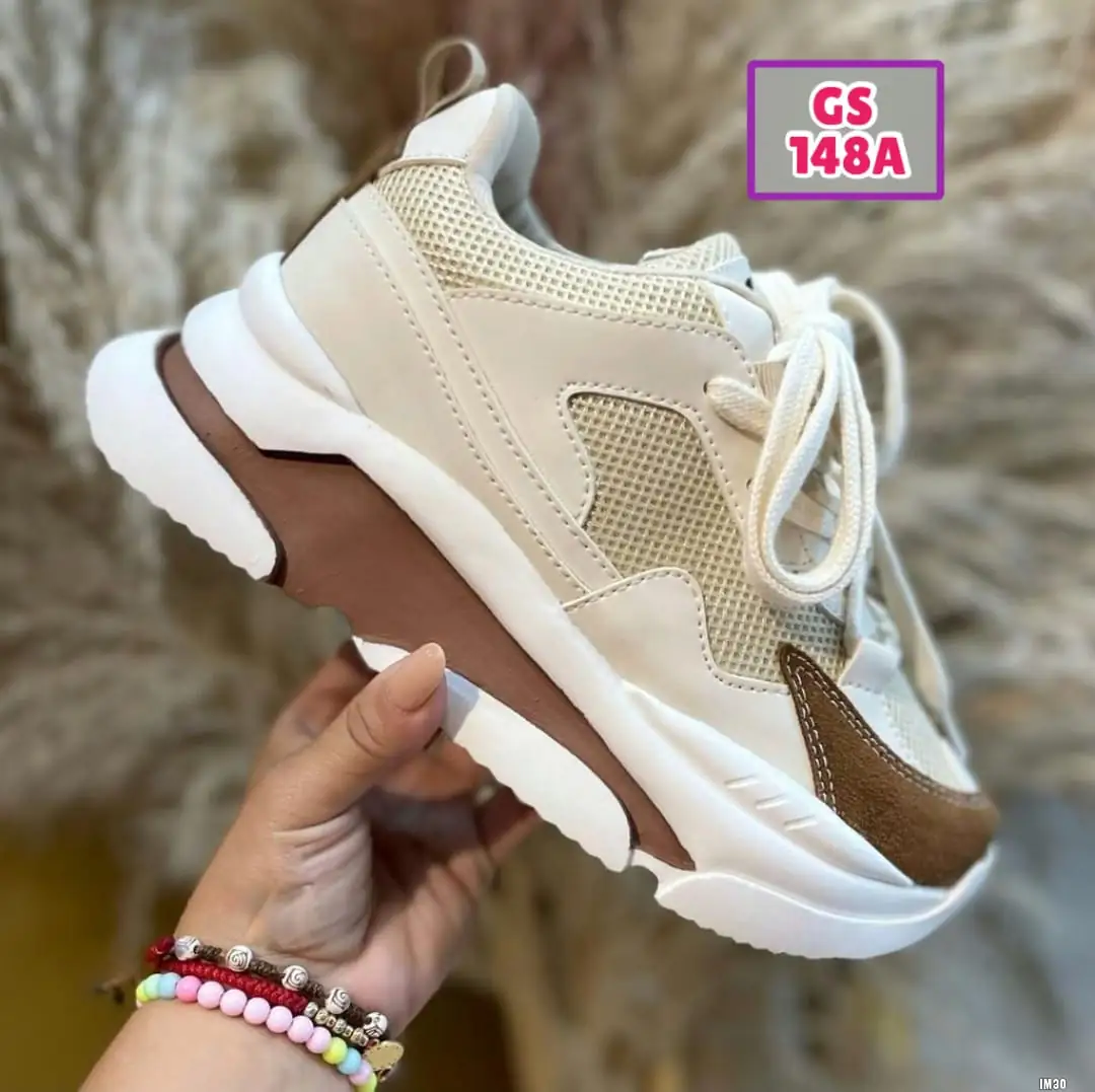 Zapatilla plataforma dama  4