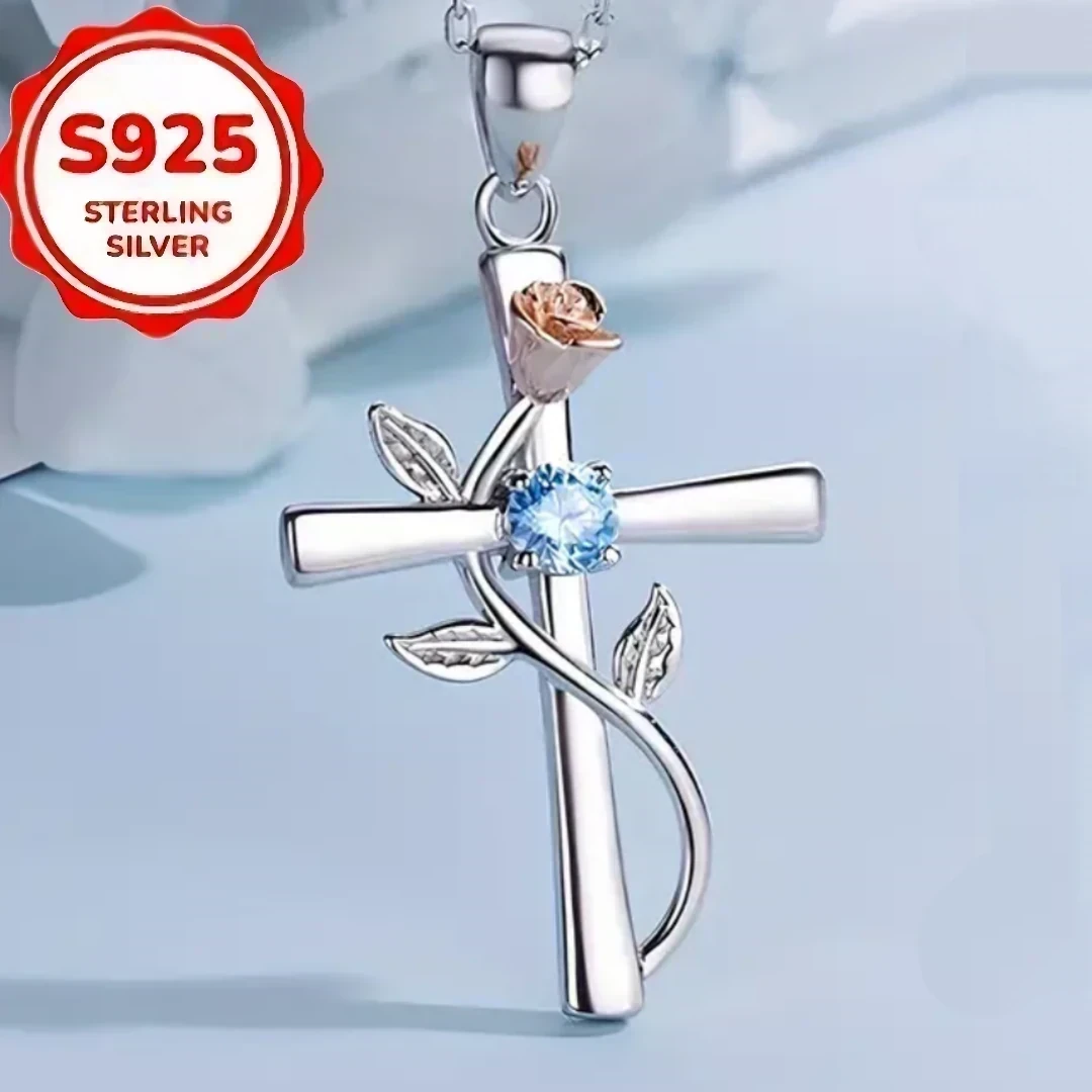 COLGANTE DE CRUZ PLATA 