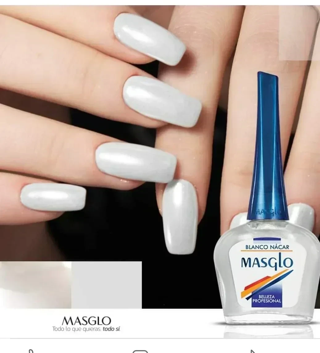 masglo blanco nascar esmalte