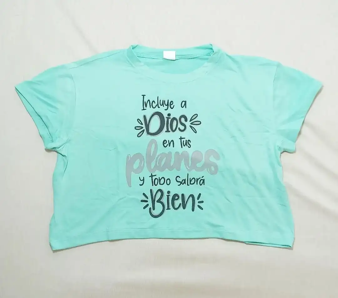 Camiseta dama corta en piel de durazno