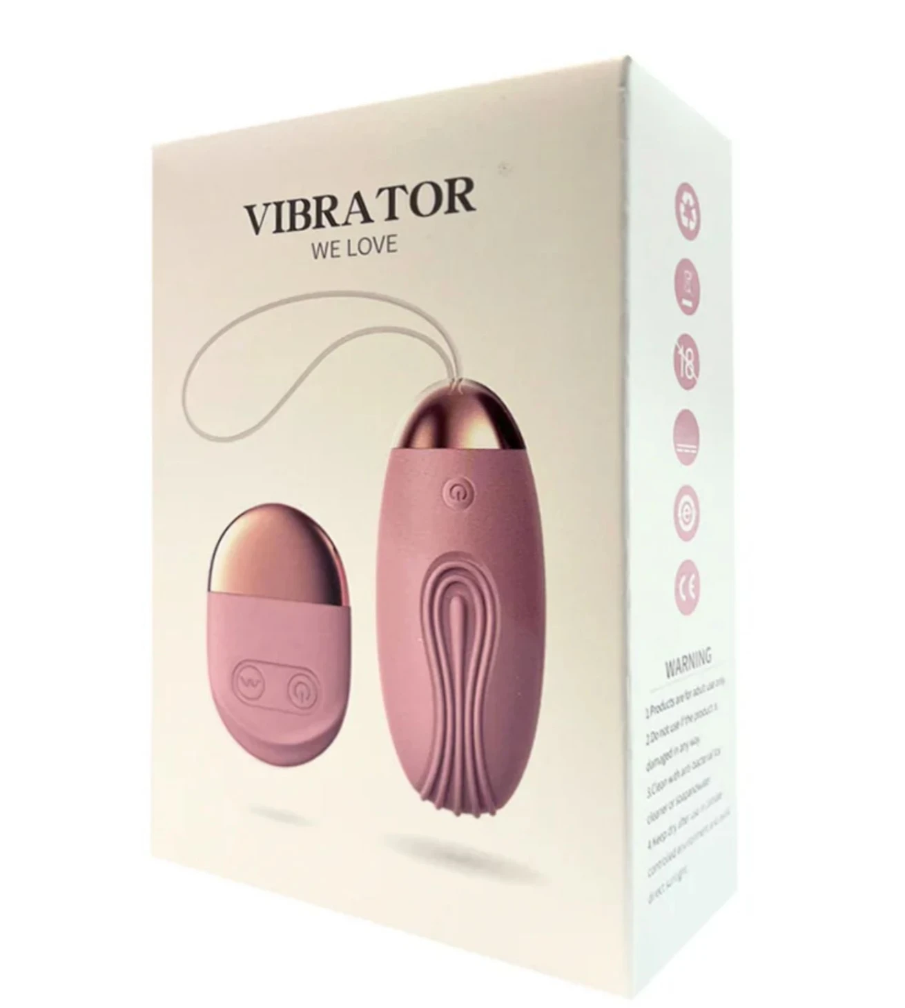 Bala vibradora a control remoto 