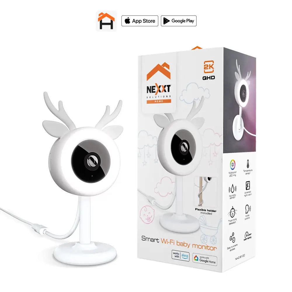Monitor inteligente Wi-Fi para bebé 