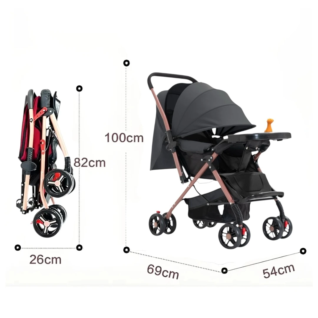 COCHE PARA BEBÉ 5 EN UNO REVERSIBLE 2