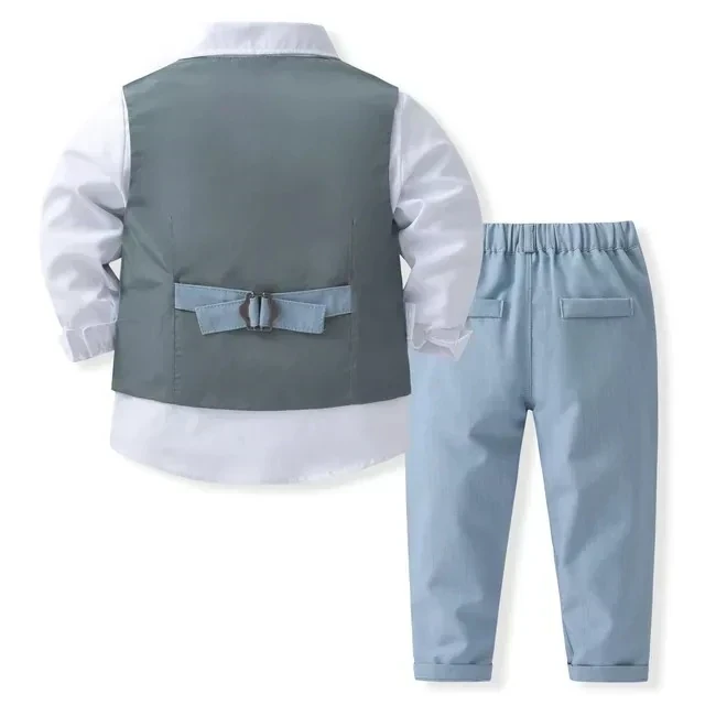 TRAJE ELEGANTE LARGO 4