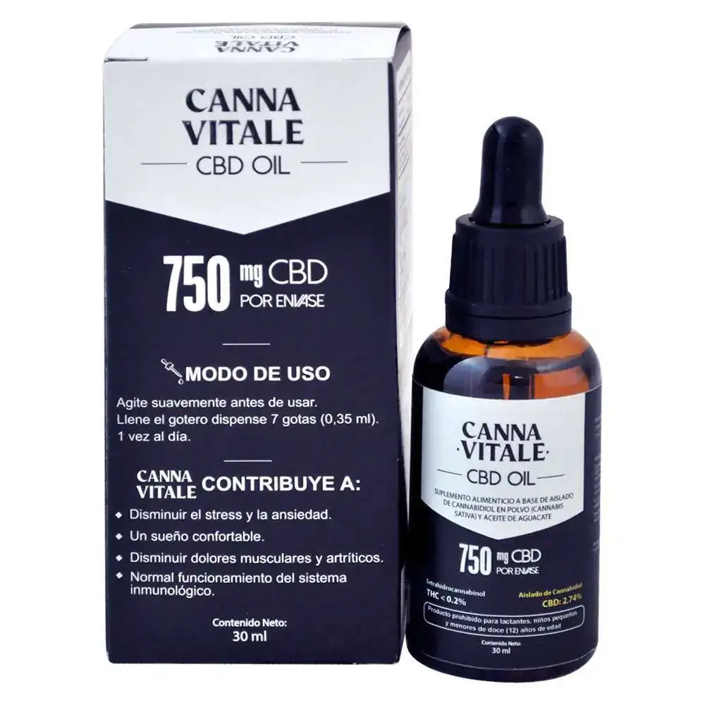 CANNA VITALE 750 mg gotas 