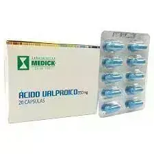 ACIDO VALPROICO 250 MG X 20 CAP  MEDICK