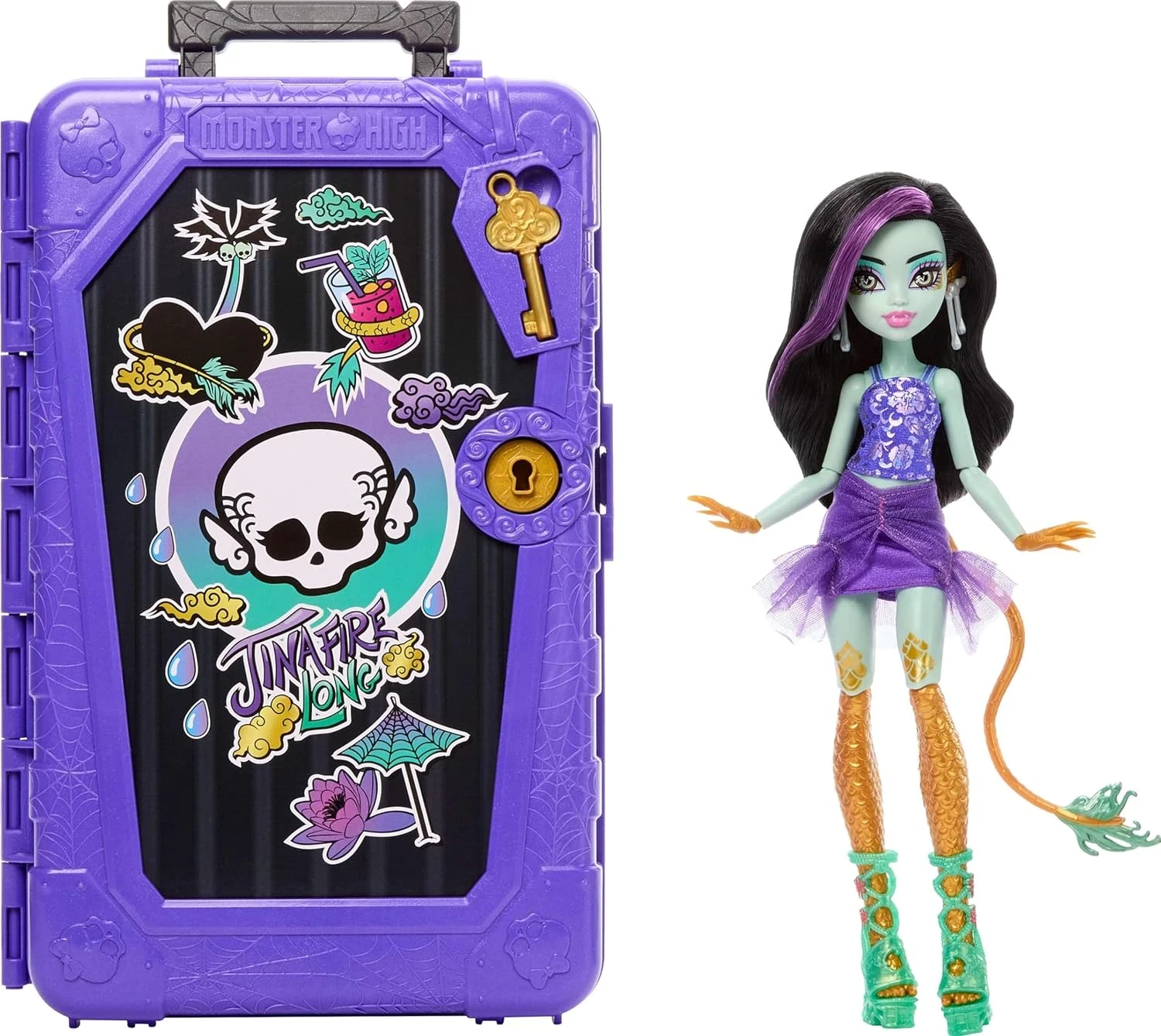 MONSTER HIGH SKULLTIMATE SECRETS MUÑECA JINAFIRE LONG 2