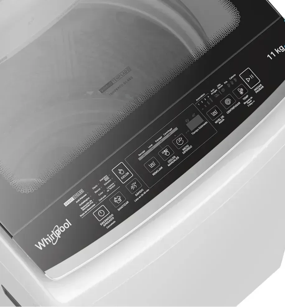 Lavarropas Whirlpool Carga Superior 11 Kg Blanco Ww11bl 4