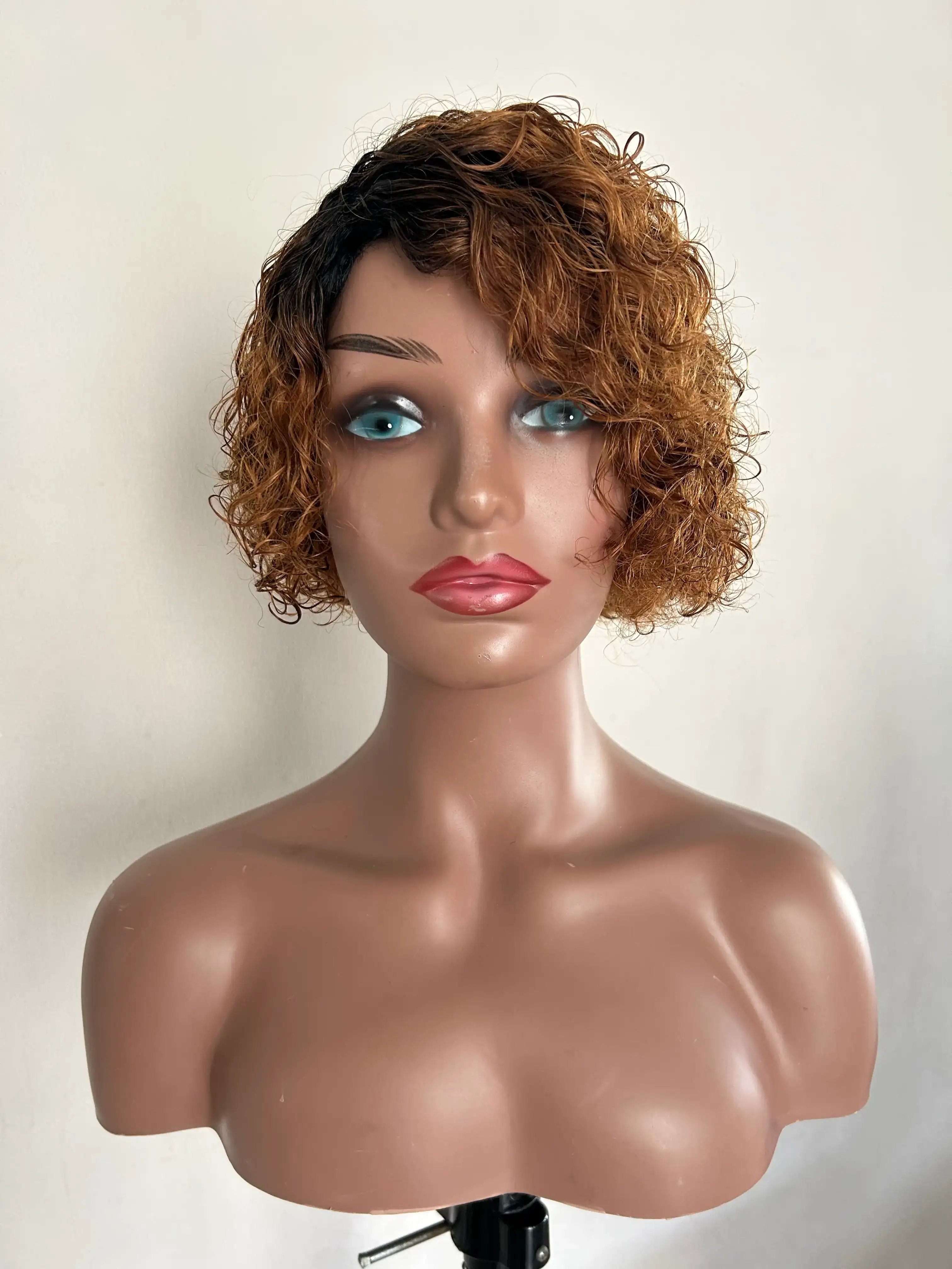 Cabello humano ombre 8”