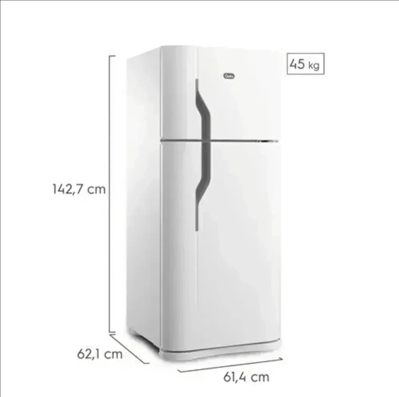 HELADERA GAFA 290 LITROS  BLANCA  2