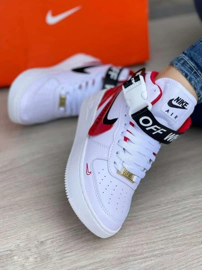 Tenis Bota Nike Off Rojo