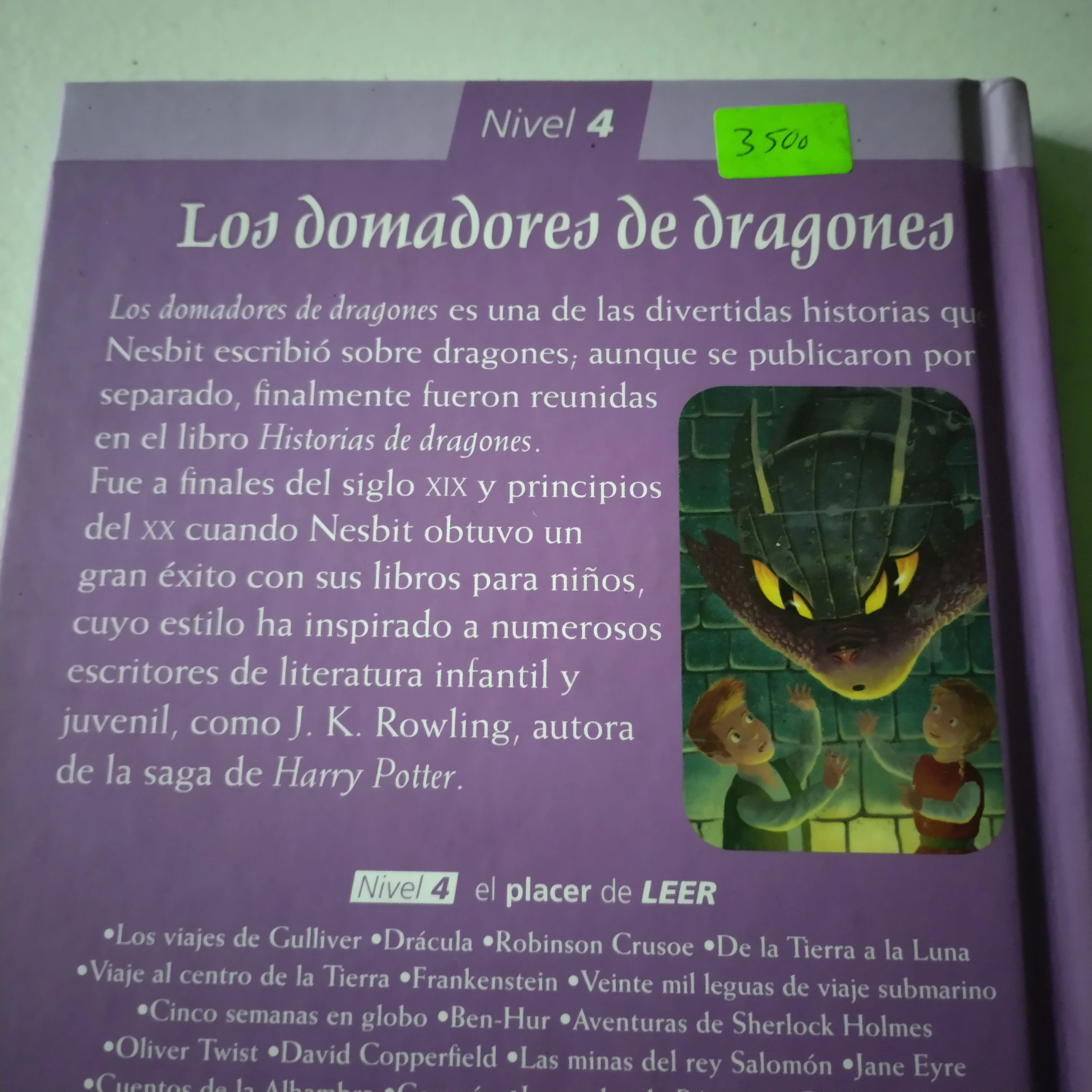 Los domadores de dragones, Edith Nesbit, infantil  2