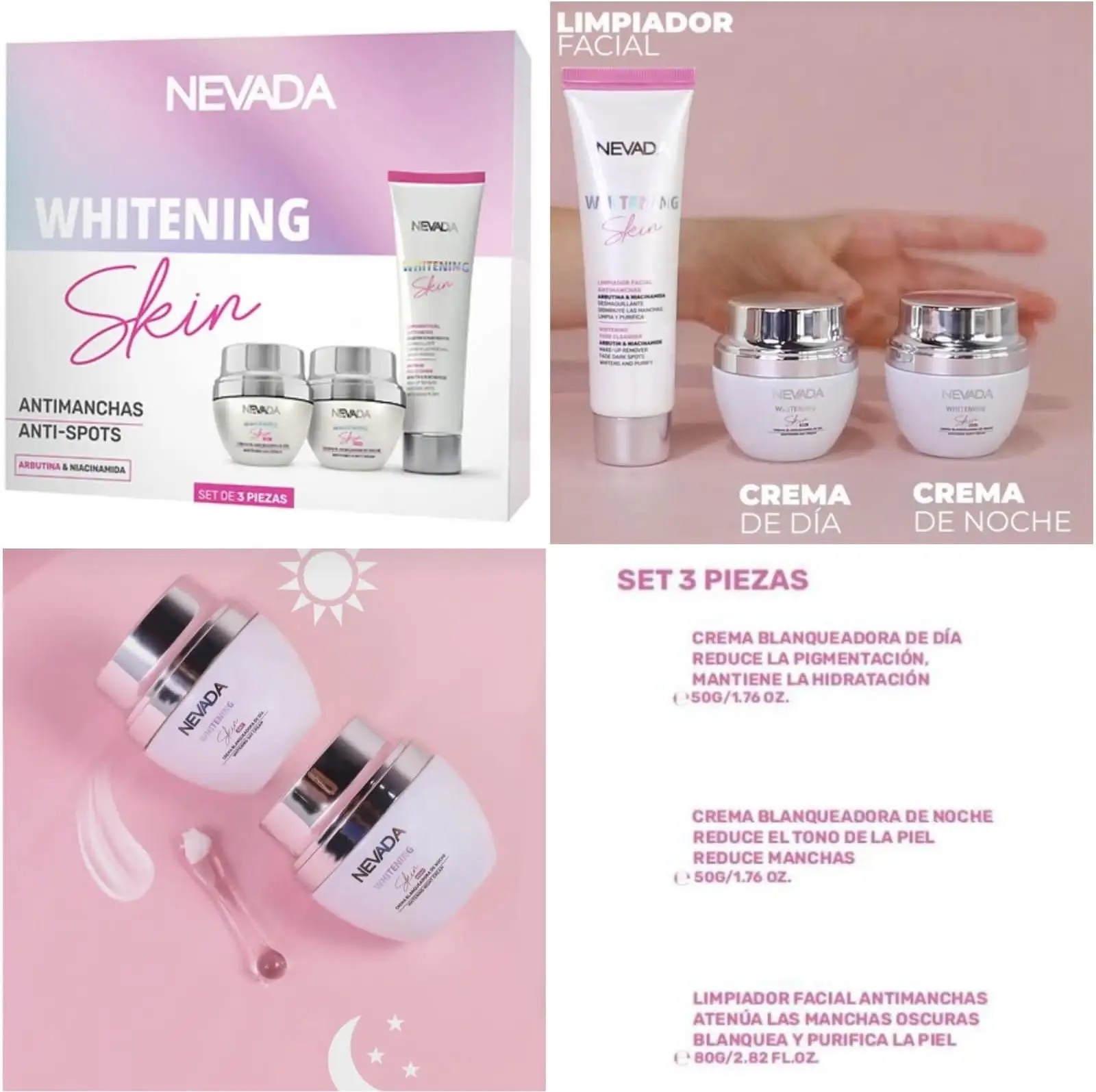 Nevada whitening skin kit antimancha 3