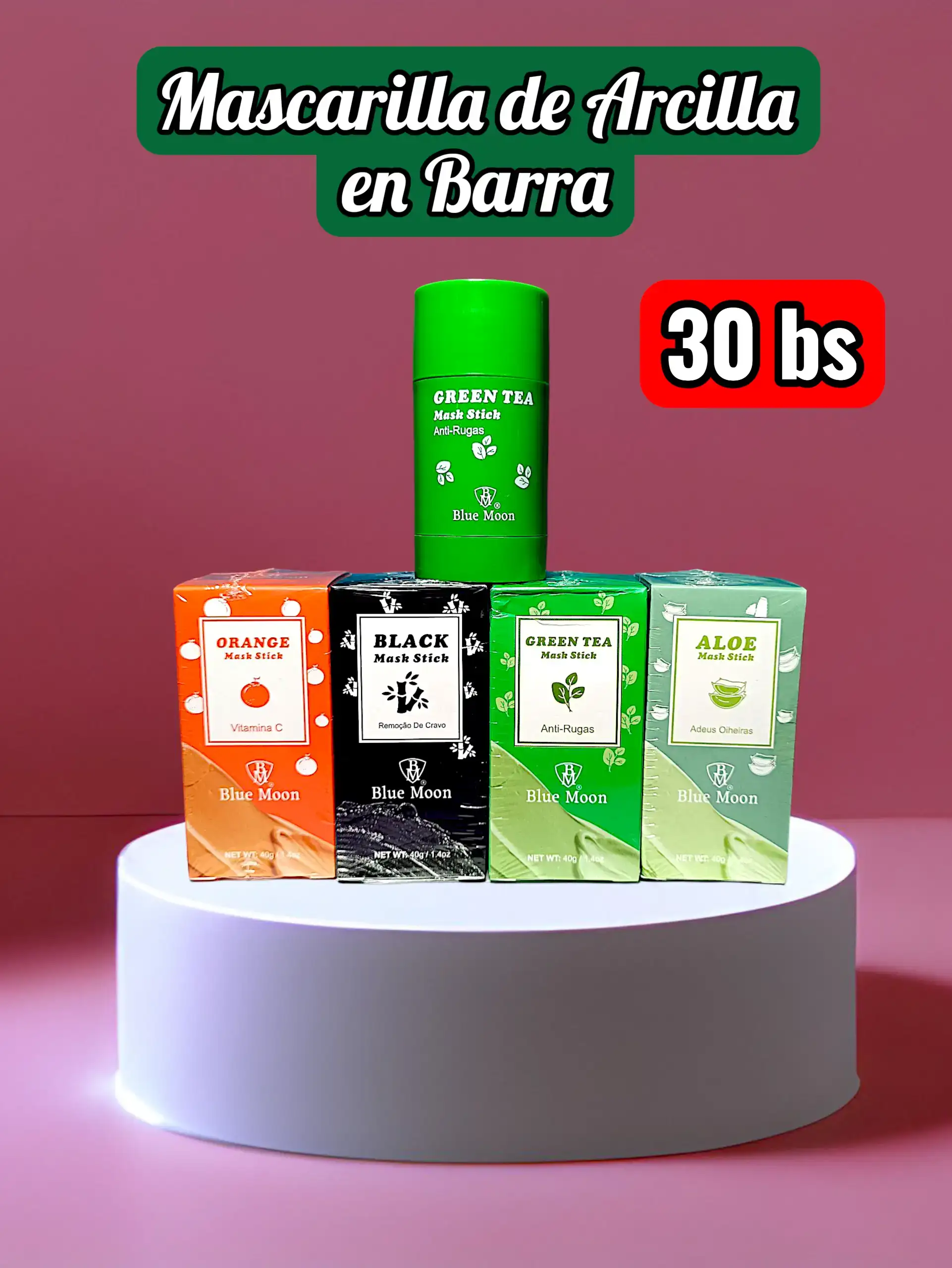 Mascarilla de arcilla en barra