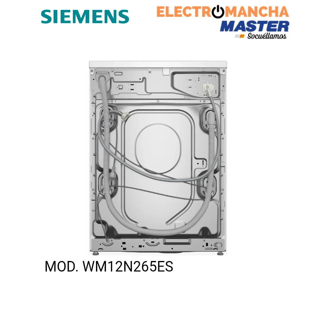 LAVADORA SIEMENS WM12N265ES 8 KILOS 1200 RPM CLASE A  8