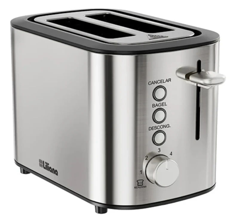 TOSTADORA LILIANA STEEL TOAST INOX AT918