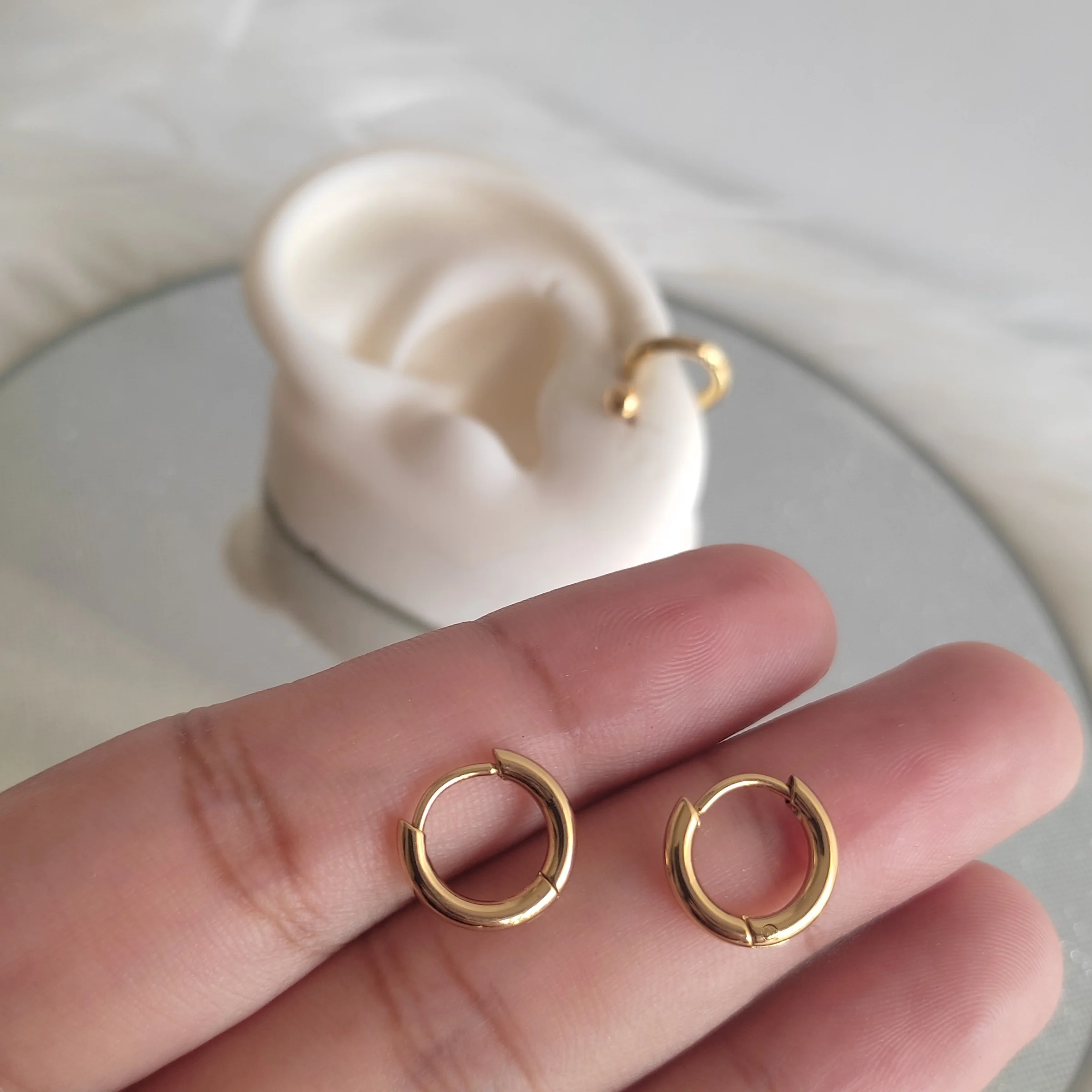 MINI HOOPS LISOS TANIA