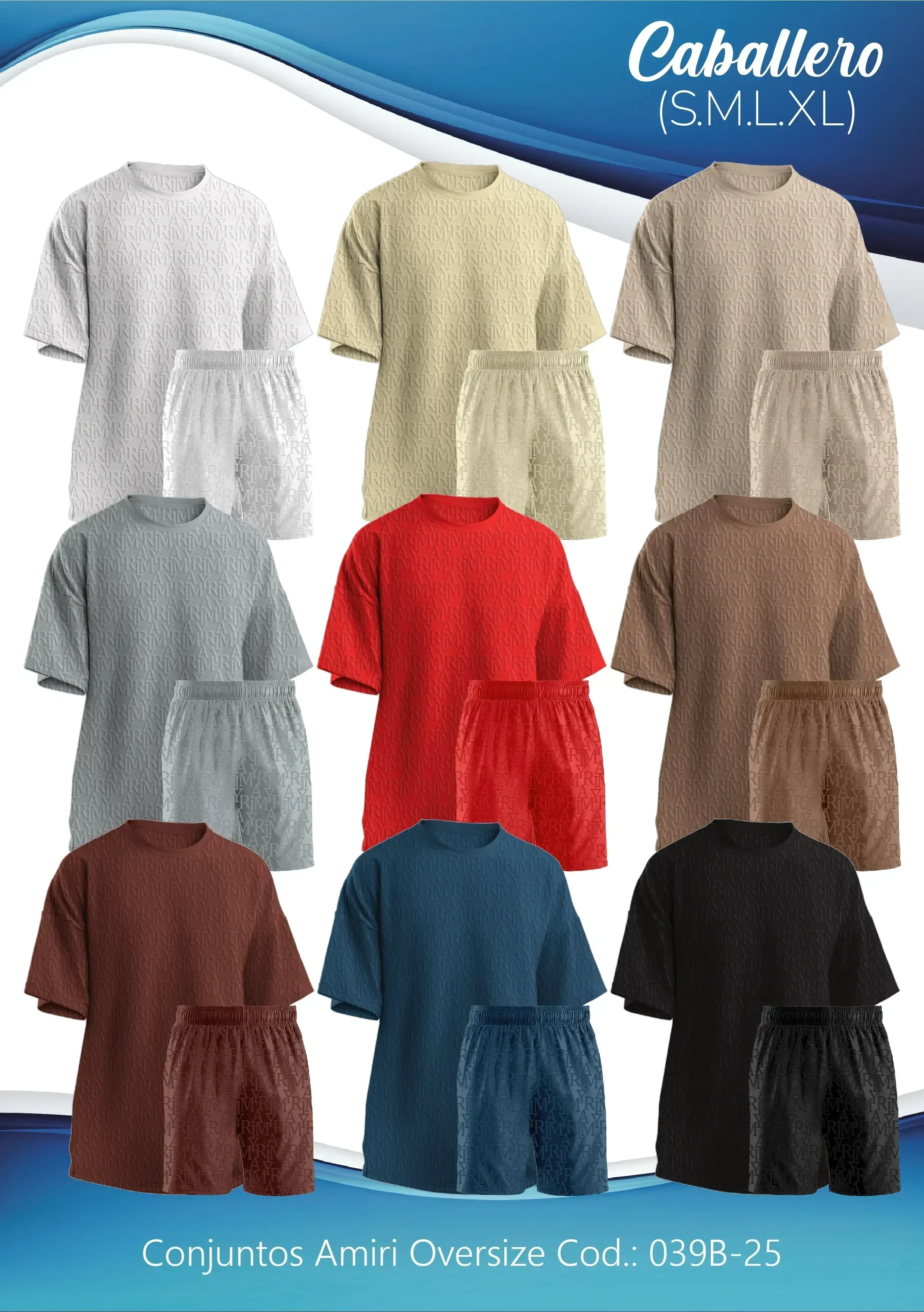CONJUNTOS OVERSIZE AMIRI (039B-25)