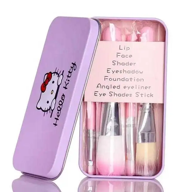 Set de 7 Brochas Hello Kitty