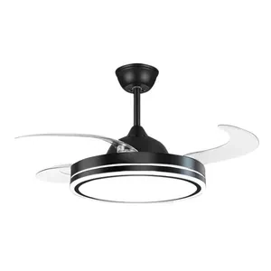 VENTILADOR DE TECHO DINAX 4 ASPAS RETRACTILES BLANCO