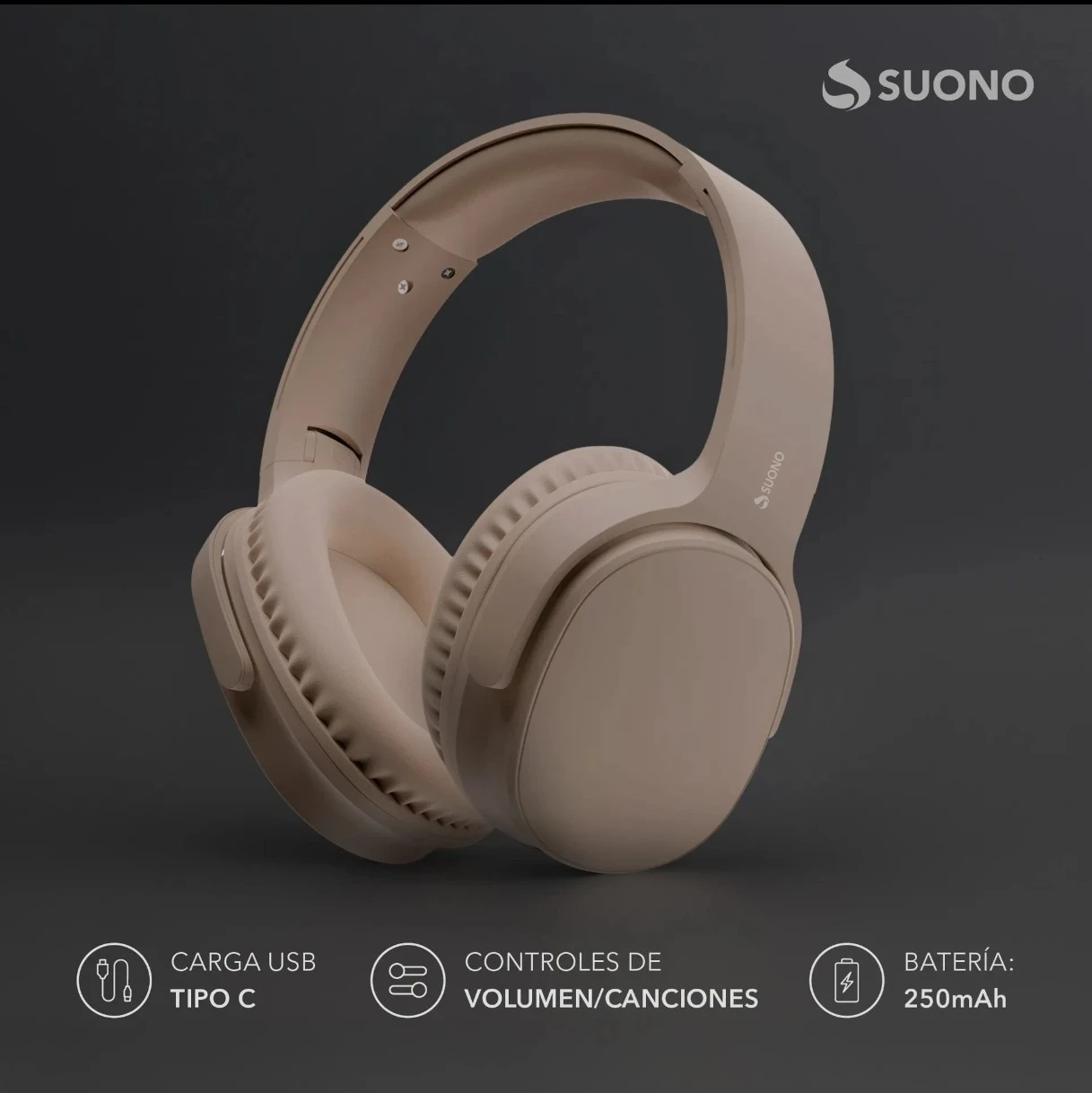 Auriculares vincha Suono elegir color 