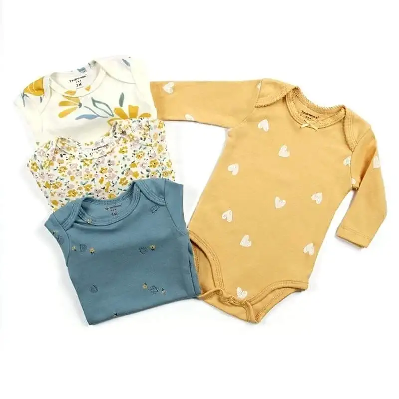 Set 4 bodys manga larga