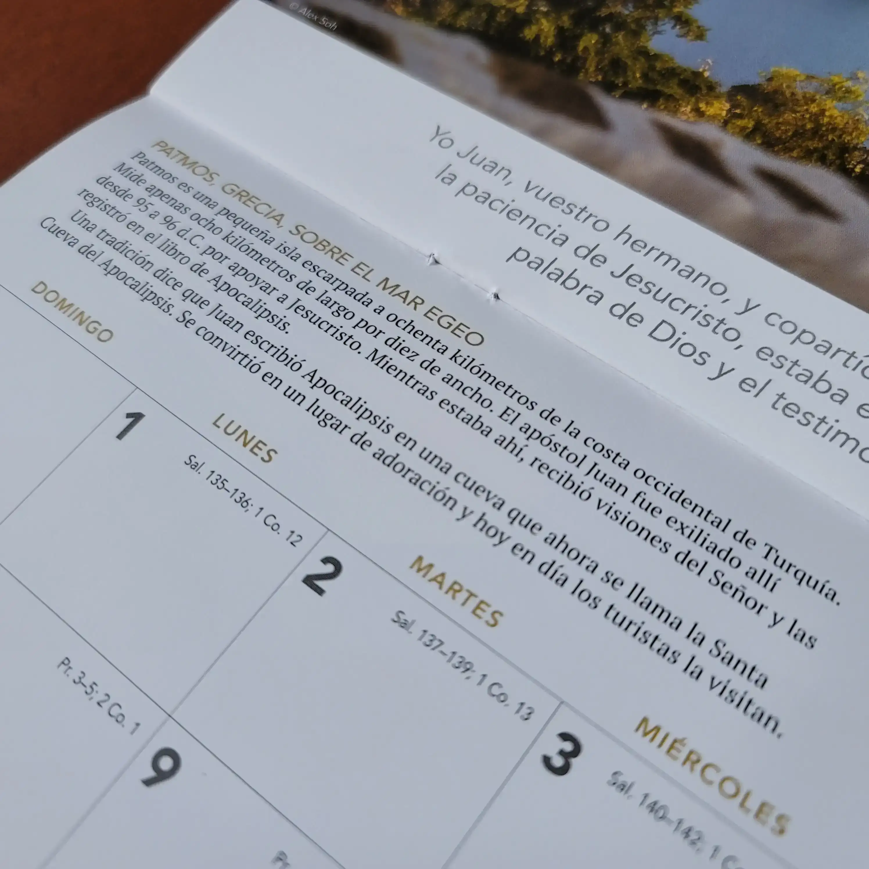Calendario 2025 Tierras de la Biblia 3