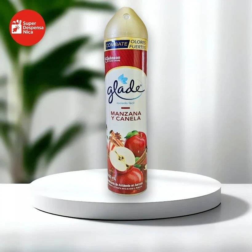 Aromatizante Aerosol Glade Manzana y Canela 400ml