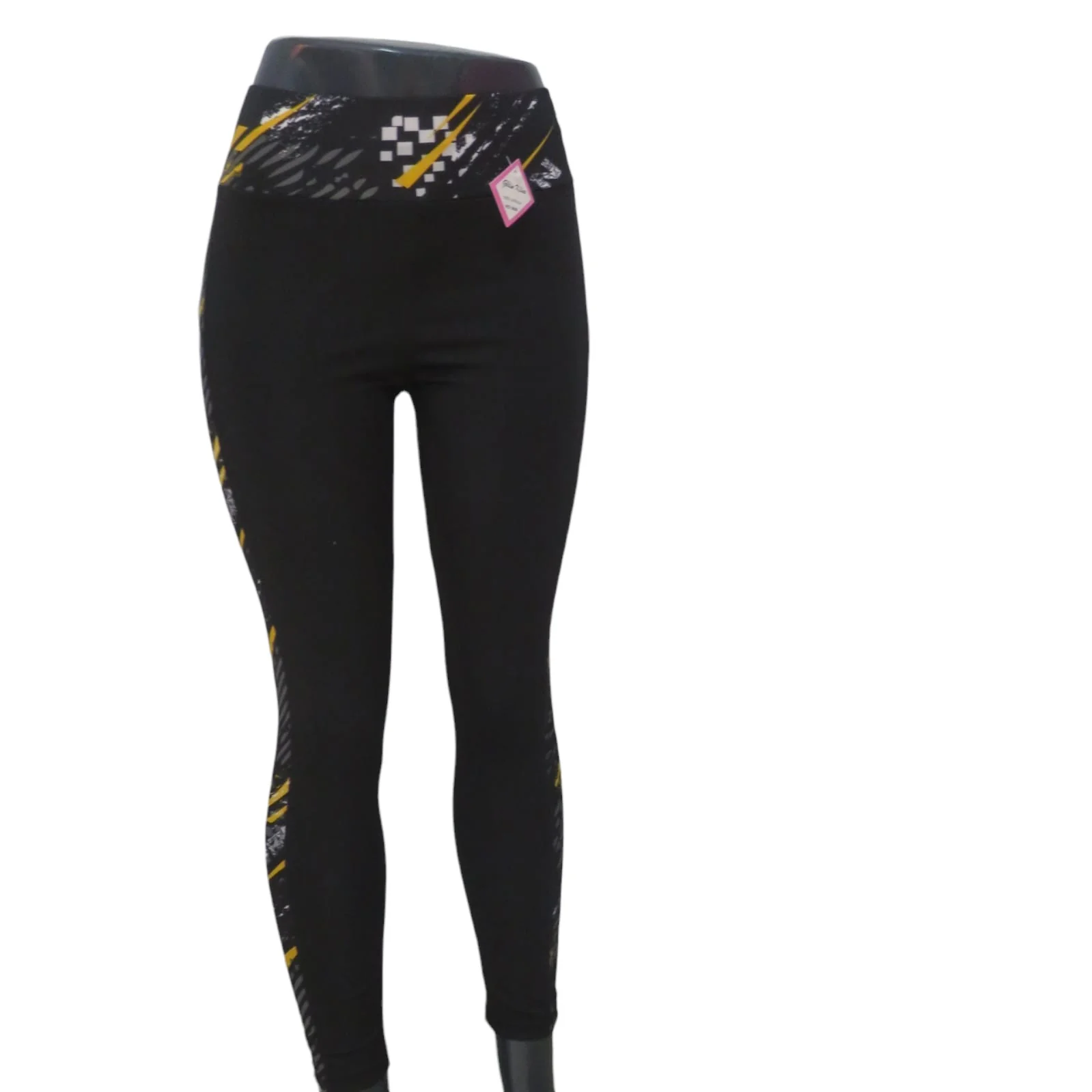 Mallon negro con amarillo  