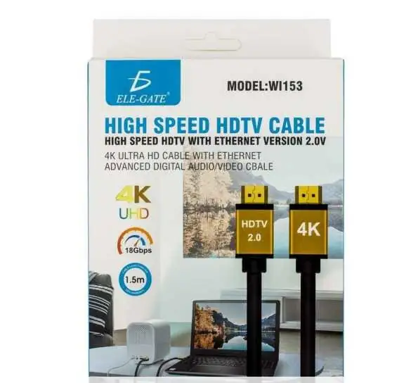 Cable HDMI 2.0 4K 1.5Mts