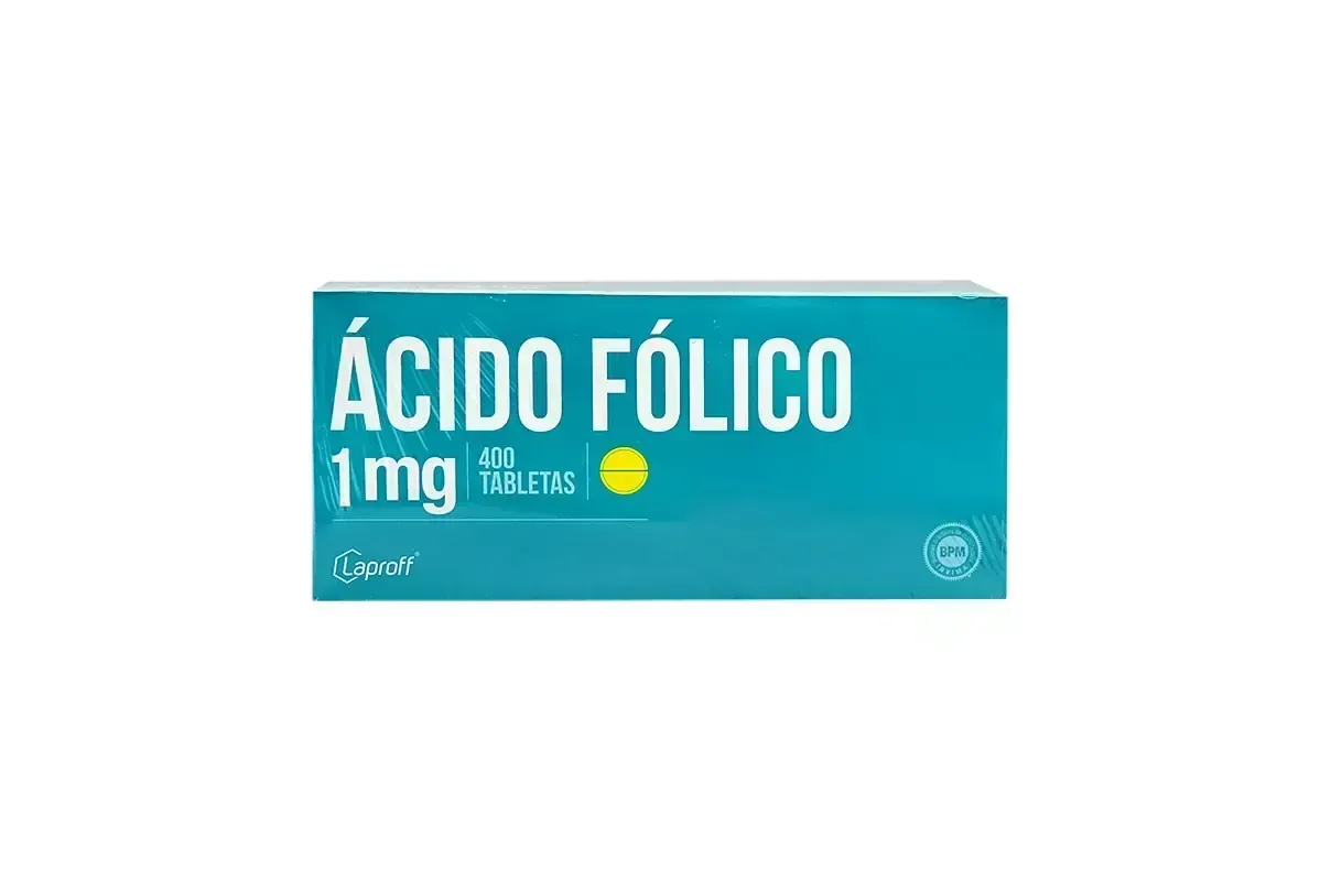 ACIDO FOLICO 1 GR X 400 TBL LAPROFF