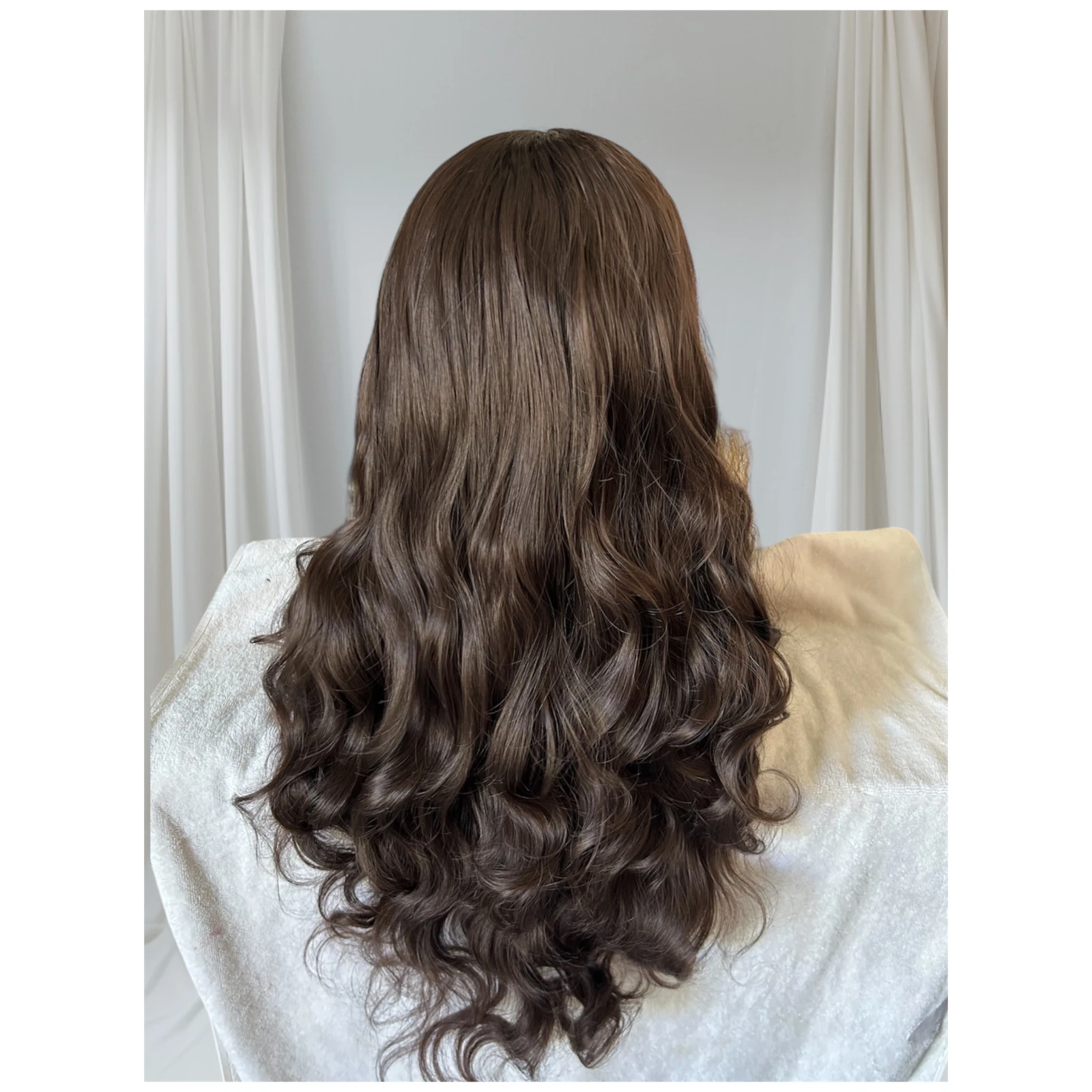 Peluca Semi natural de 28 ” frontal lace 13x4  2
