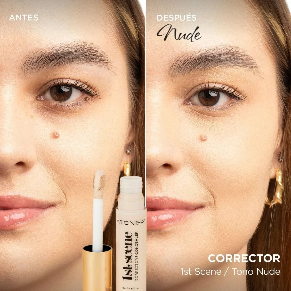atenea corrector liquido nude