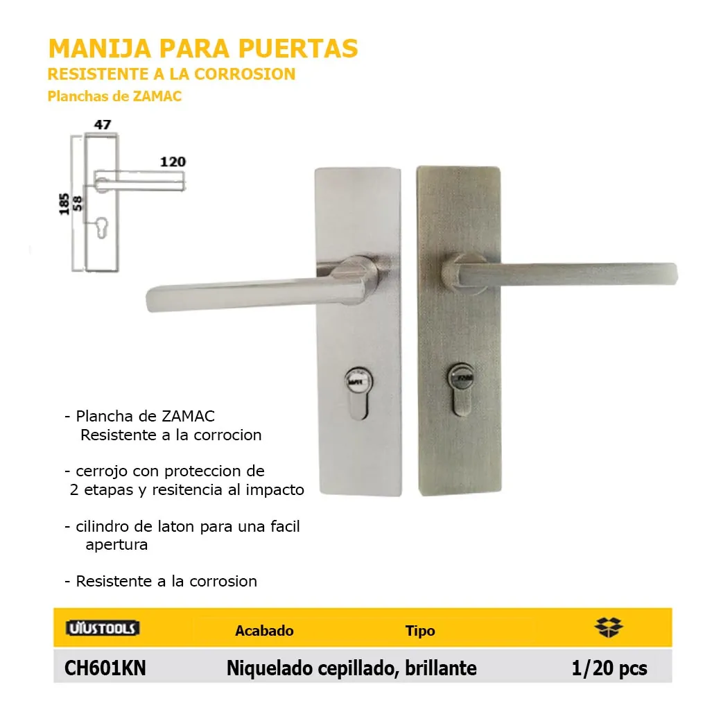 CHAPA MANIJA UYUST 601 