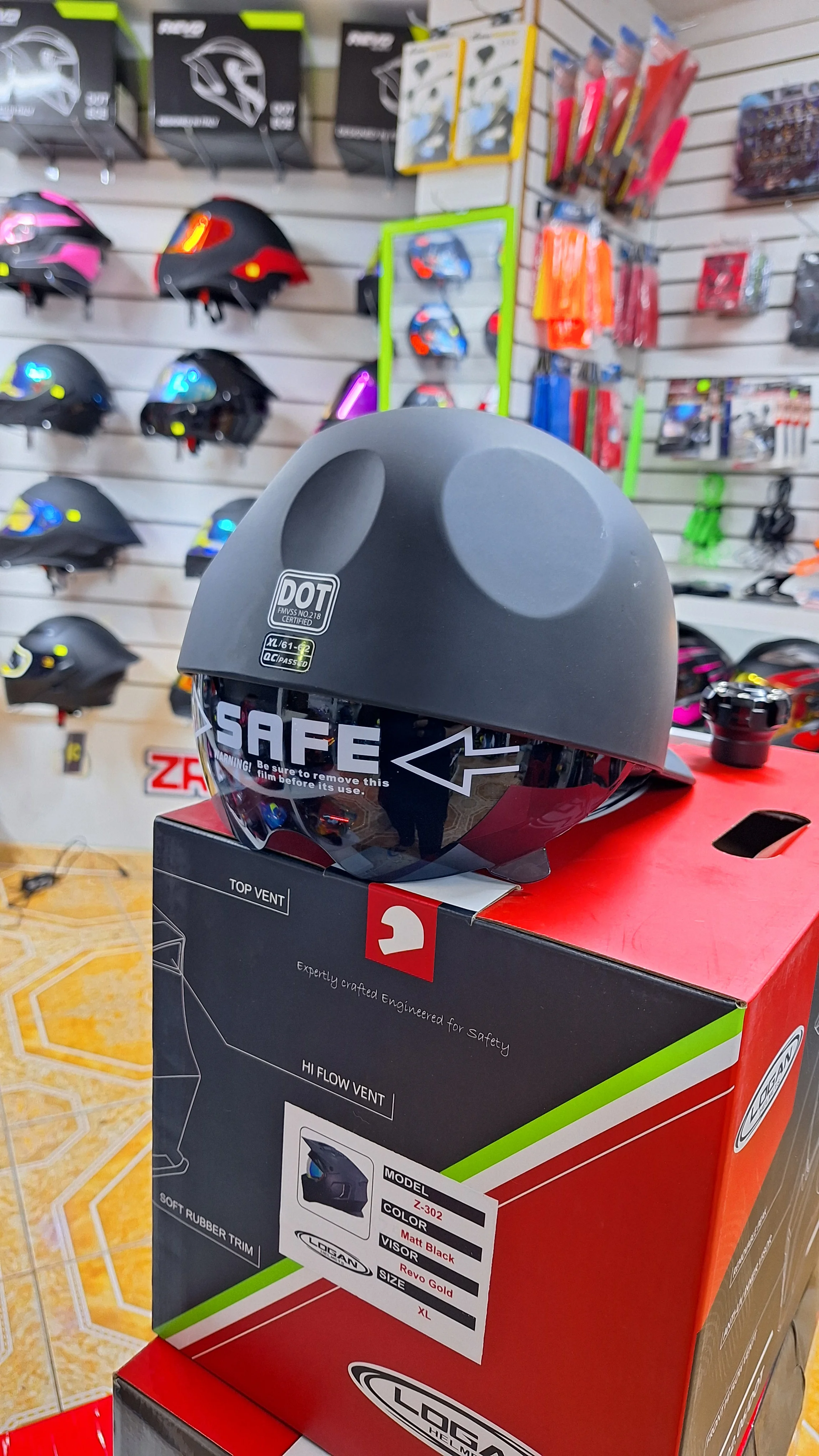 CASCO TIPO GORRA 