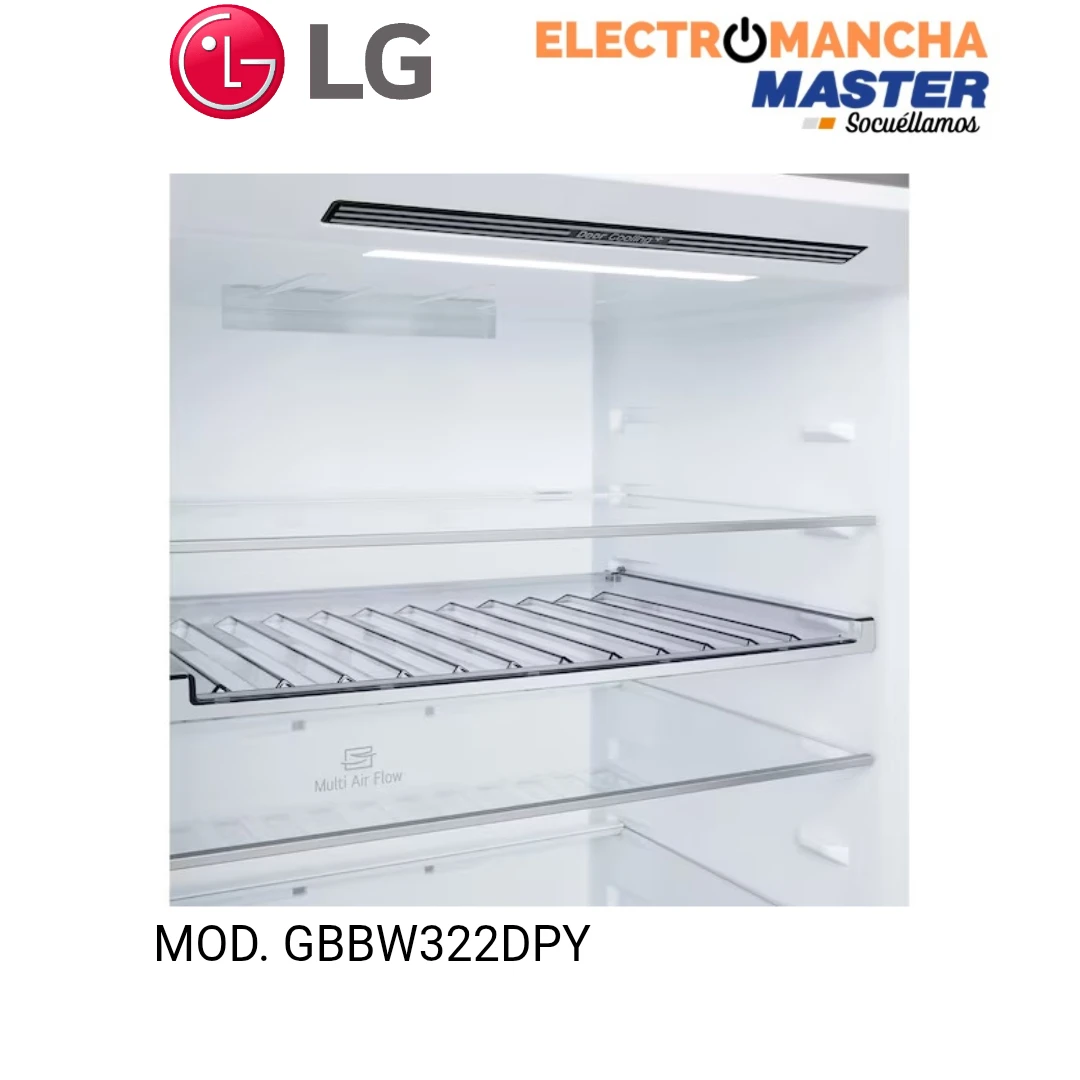 FRIGO COMBI LG GBBW322DPY NF INOX 2,03*70 CLASE D 10