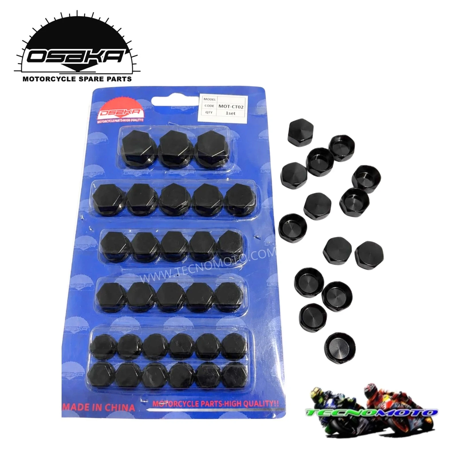 KIT CUBRE TORNILLO NEGRO -30 PIEZAS -50649
