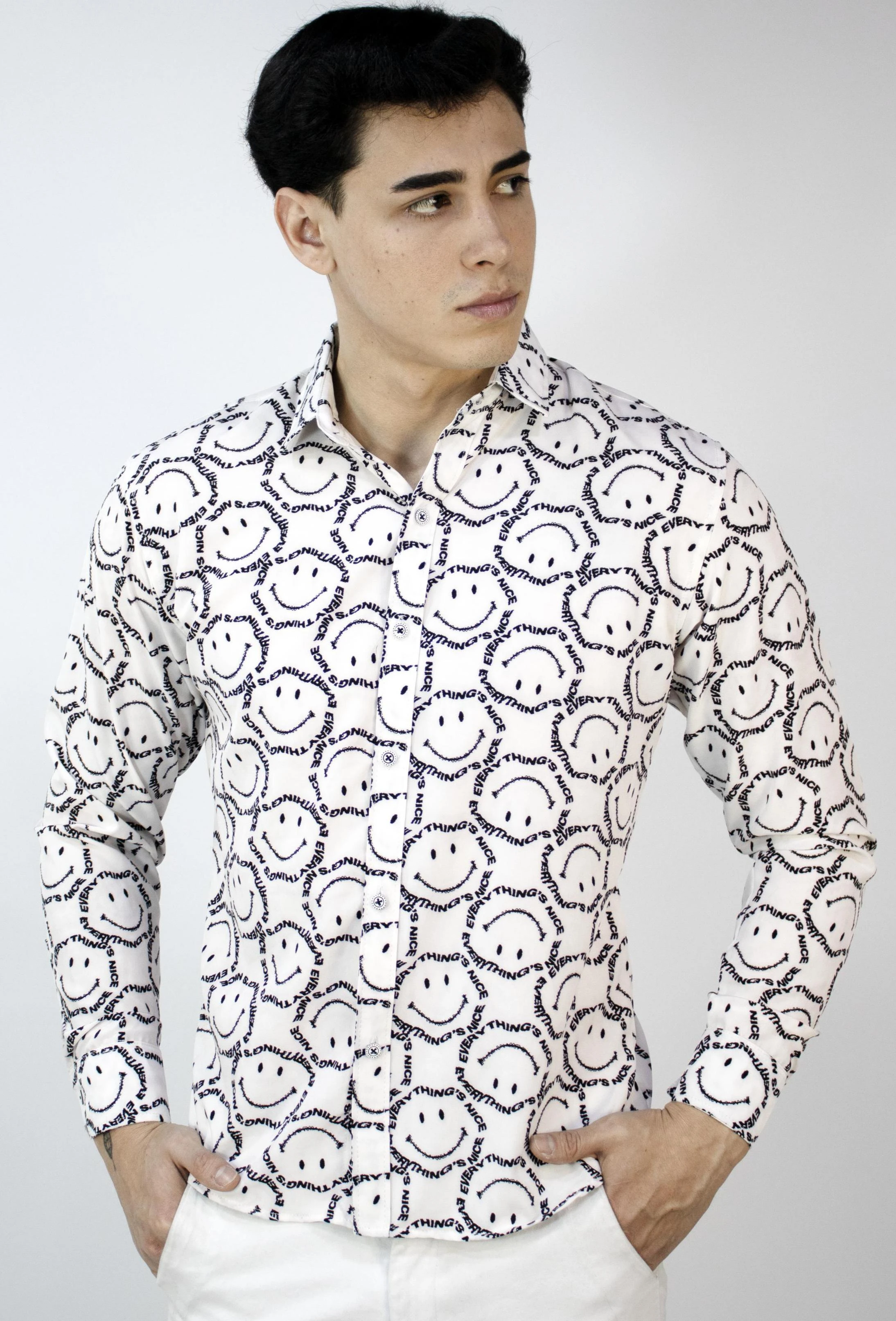 Camisa en seda francesa 