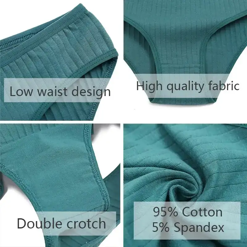 Hermoso Calzón Algodón Antibacterial Semielasticado 2