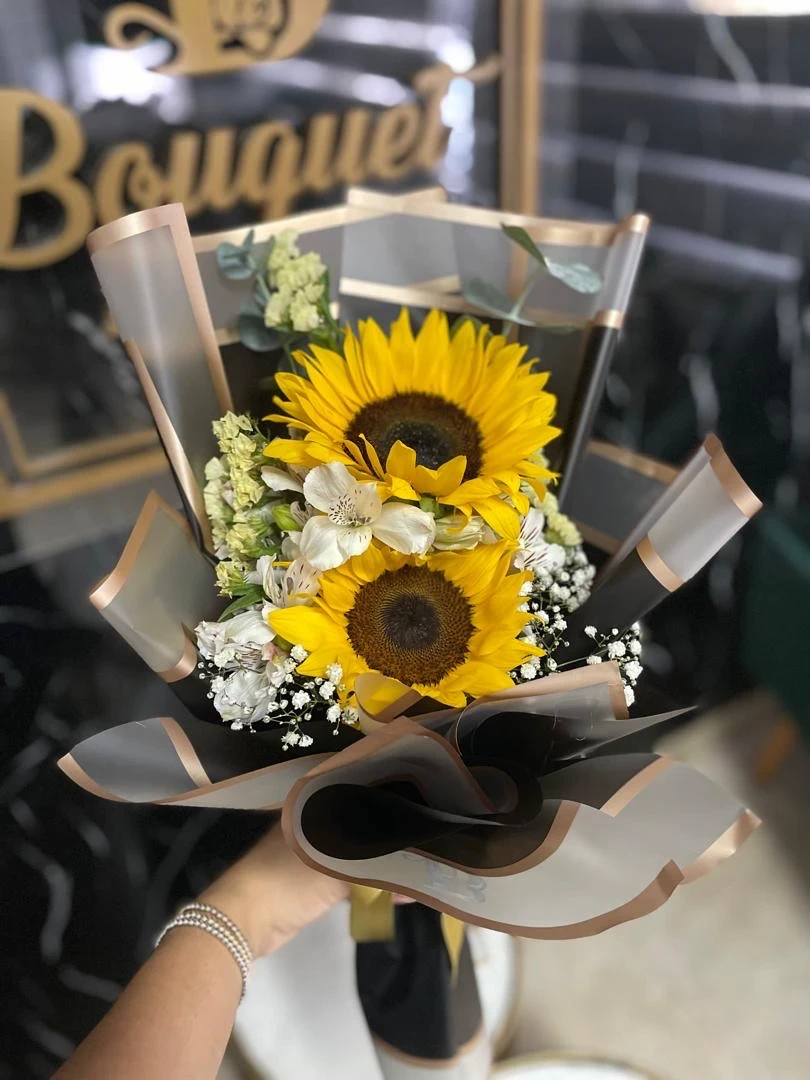 Ramillete de 2 girasoles  3