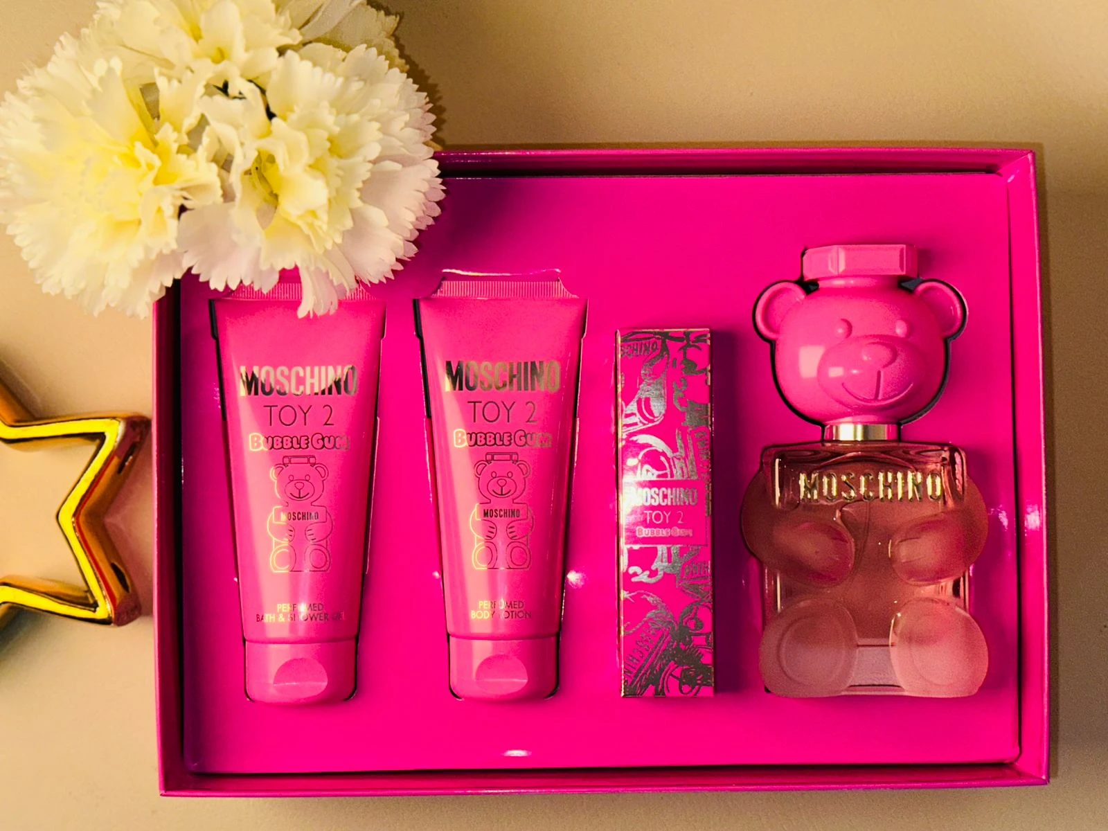 Estuche Moschino Bubble Gum 4 Piezas