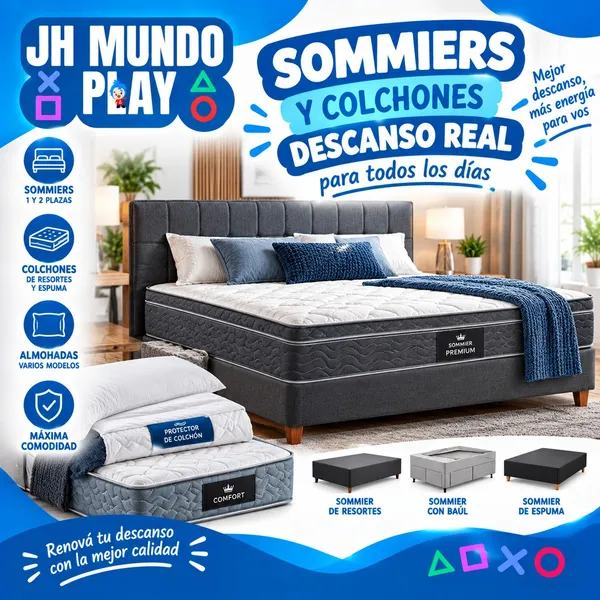 SOMMIERS Y COLCHONES