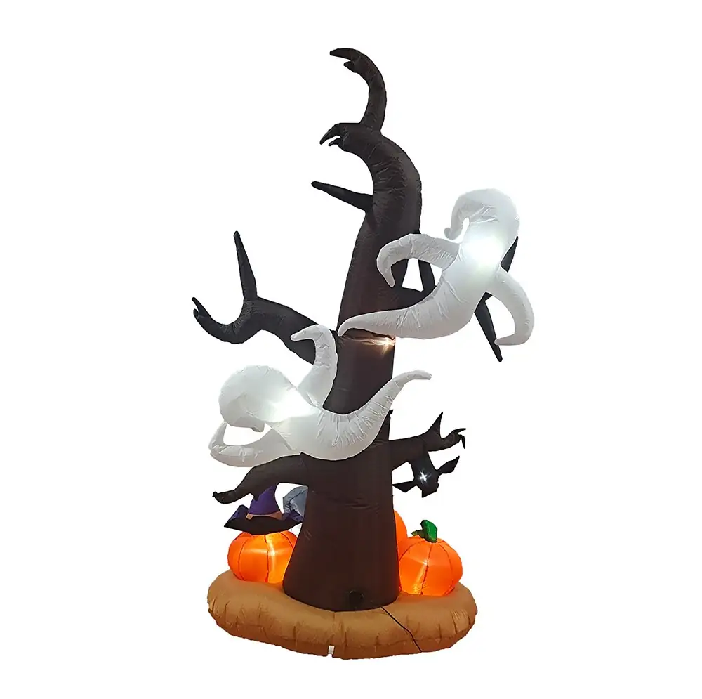 Inflable de Halloween Árbol calabazas para exteriores 2.8m  2