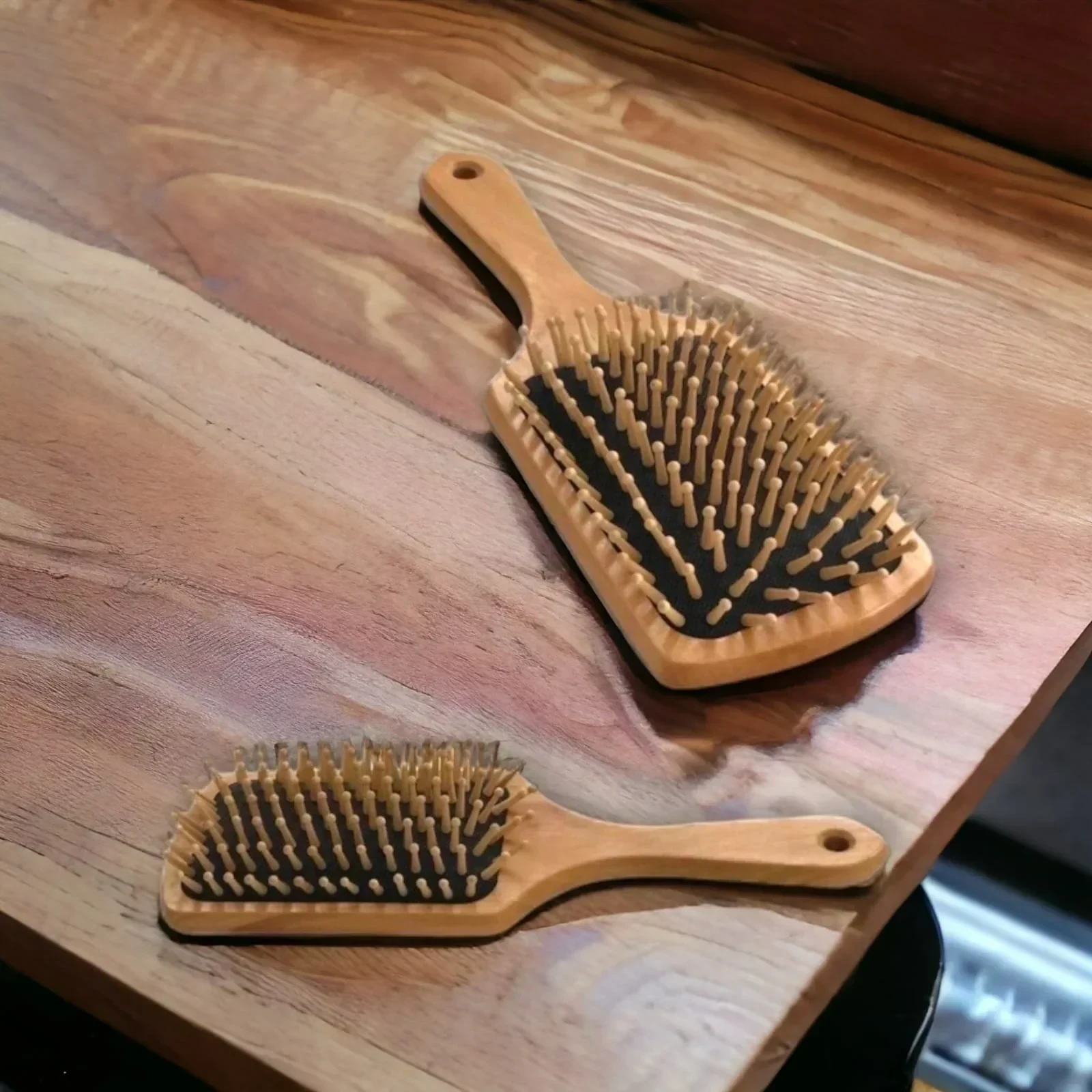 pikaras cepillo masaje madera cuadrado pk115c